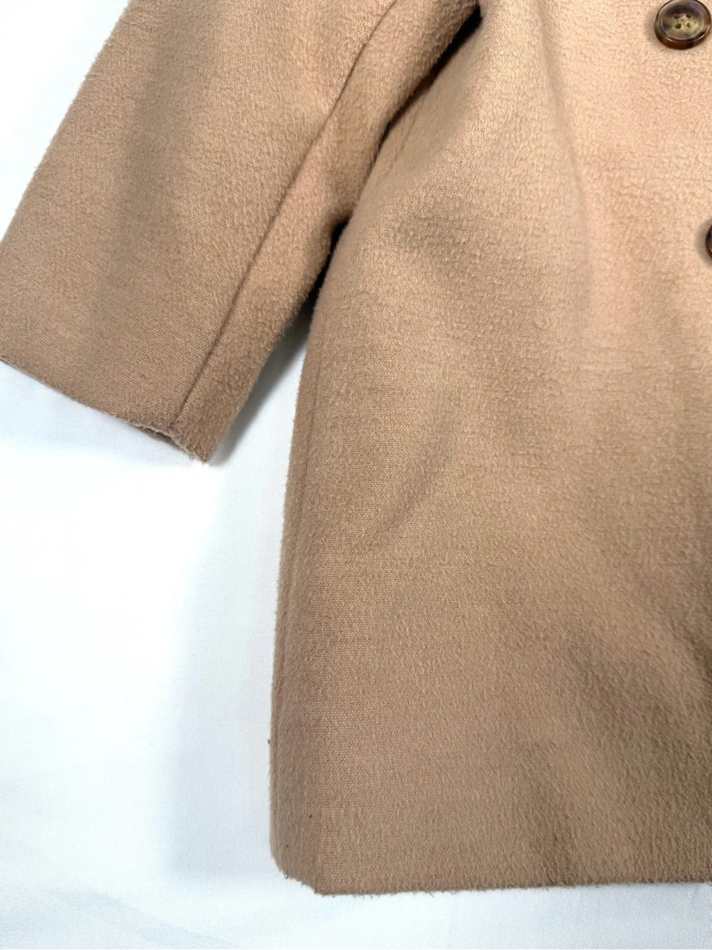 GAP Baby Girls Bow‎ Coat 18-24 Months Double Breasted Peacoat Classic Preppy